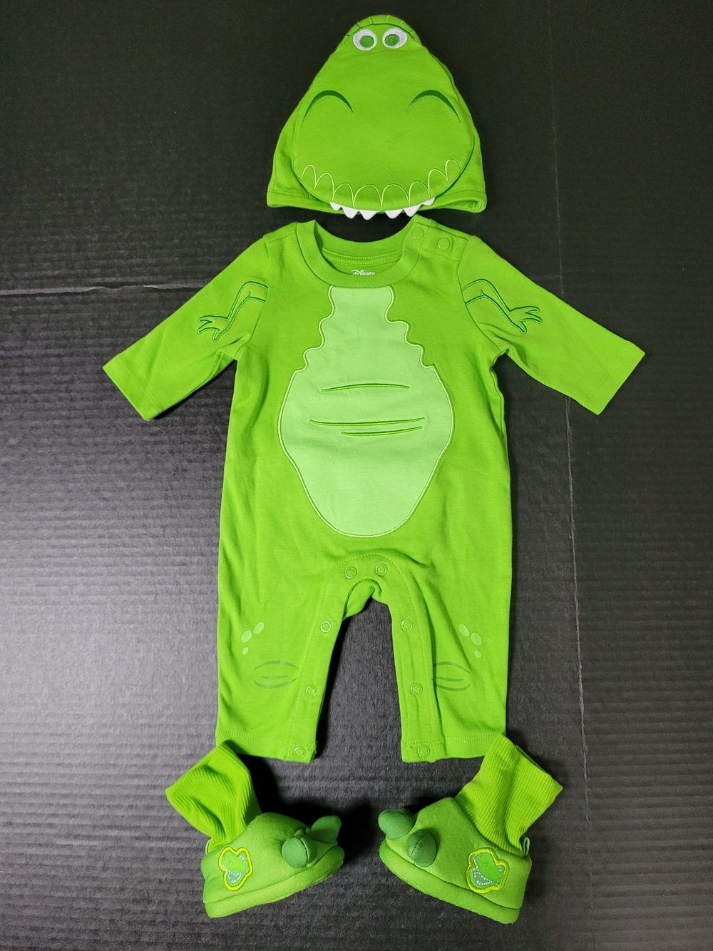 Disney Baby REX Dinosaur Toy Story Halloween Costume Hat Booties Infant